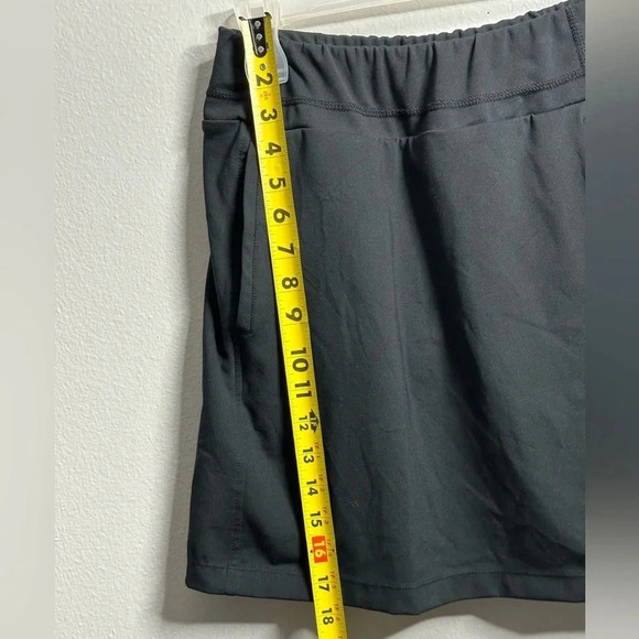 Tail White Label Skort Skirt XS Black Athletic Activewear Gym Tennis Workout - Picture 7 of 10
